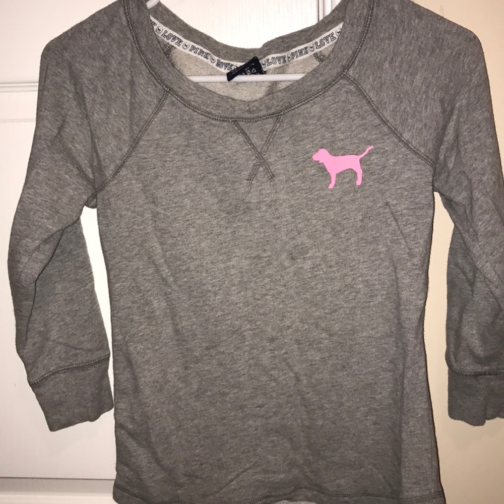 Pink 3 quarter length shirt💗
